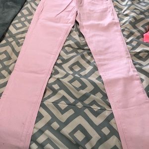RUE21 pink skinny jeans sz 4